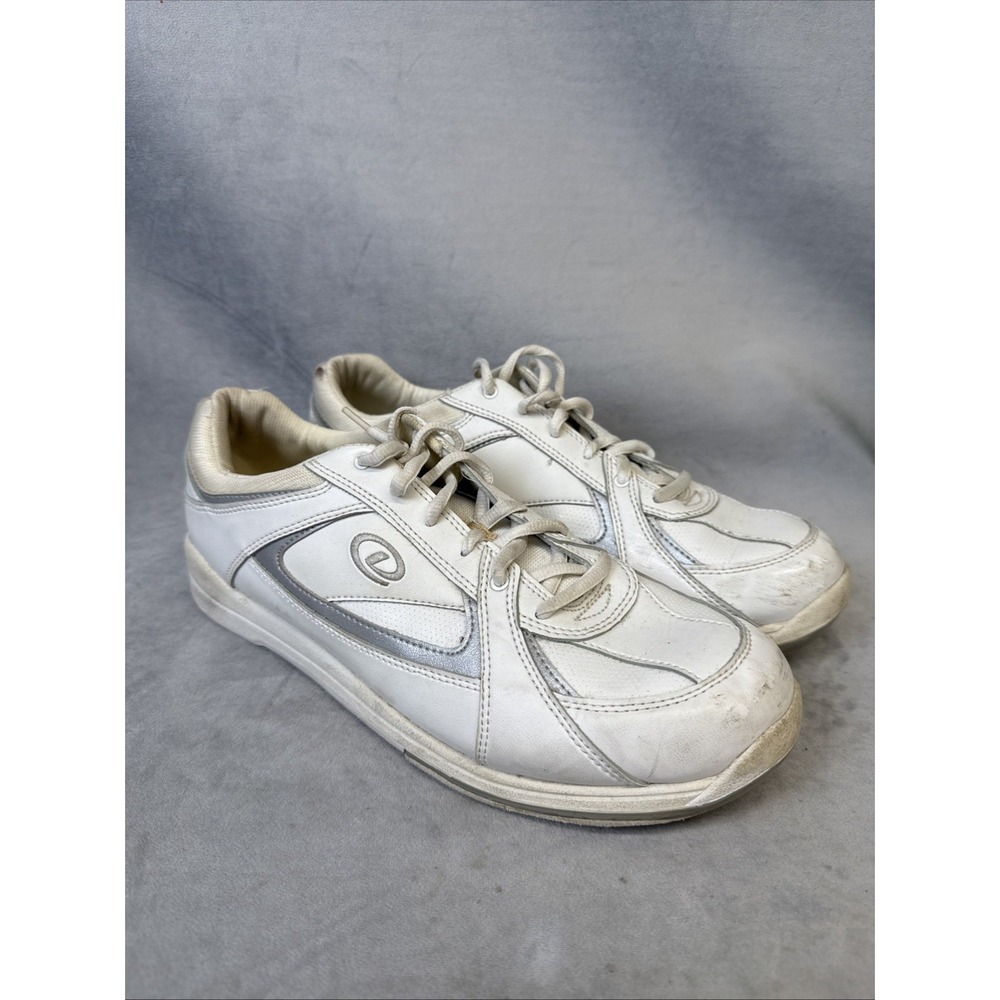 Dexter Verbe Bowling Shoes Womens Size 11‎ M Slide Rite Soles Non Marking White